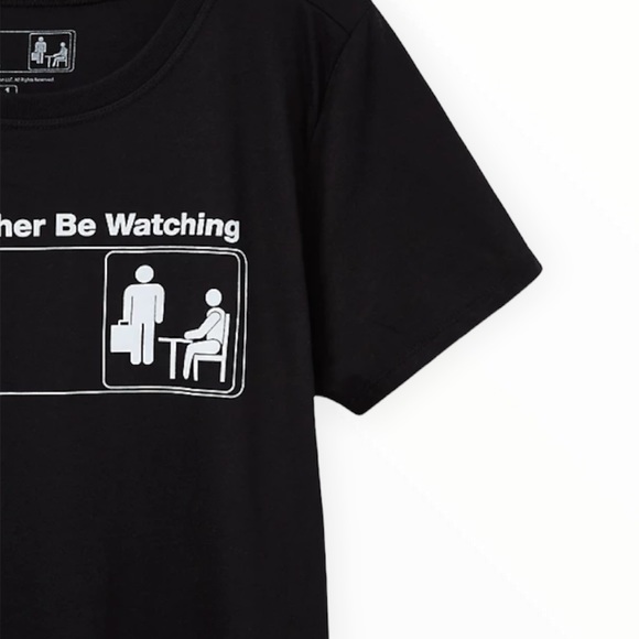 Torrid The Office TV Show SLIM FIT CREW TEE - BLACK - Picture 3 of 13